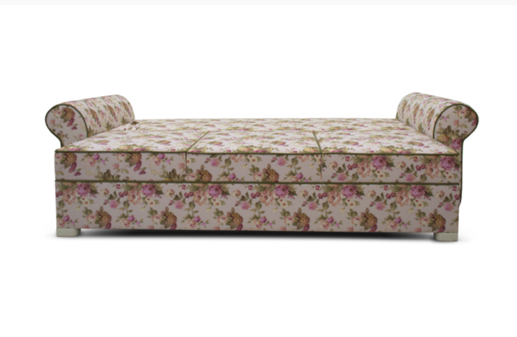 Прямой диван Ameli (Arcadia rose+shaggy green+glance bone) в Урае - изображение 4