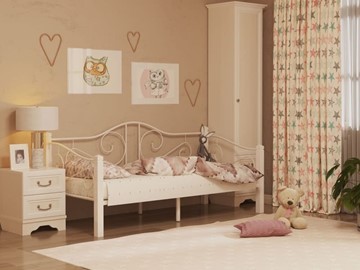 Кровать детская Гарда 7, 90х200, белая в Лангепасе