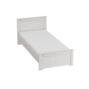 Детская кровать с основанием Прованс 900, Бодега белая / платина премиум в Урае