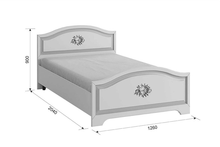Кровать подростковая Алиса 1,2х2,0 в Нягани - изображение 2