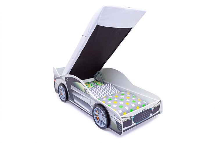 Кровать-машина детская с подъемным механизмом Ауди в Урае - изображение 3