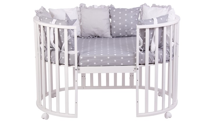 Детская кровать POLINI Kids Simple 930 Белый в Радужном - изображение 6