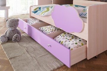 Детская двухэтажная кровать Соник 1.6 с ящиком, Ирис в Лангепасе - предосмотр 1