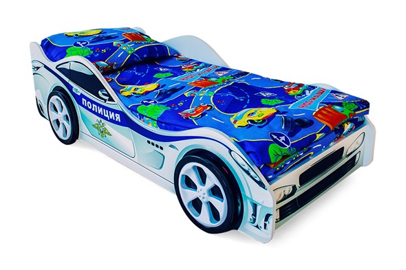 Кровать-машина детская Полиция в Лангепасе - изображение