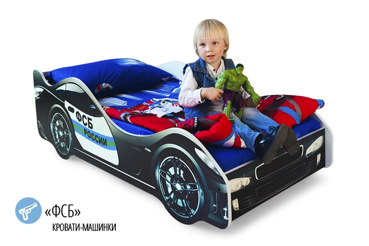 Кровать-машина в детскую ФСБ в Радужном - изображение 1