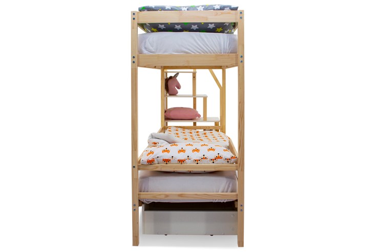 Детская двухэтажная кровать Svogen натура в Когалыме - изображение 8