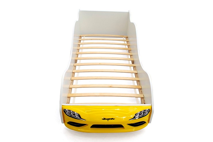 Детская кровать-машина Супра желтая в Сургуте - изображение 8