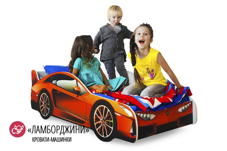 Кровать-машина детская Lamborghini в Радужном - изображение 4