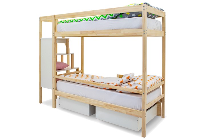 Детская двухэтажная кровать Svogen натура в Когалыме - изображение 6
