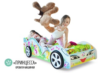 Детская кровать-машина Принцесса в Ханты-Мансийске - предосмотр 3