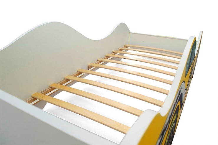 Детская кровать-машина Супра желтая в Сургуте - изображение 10