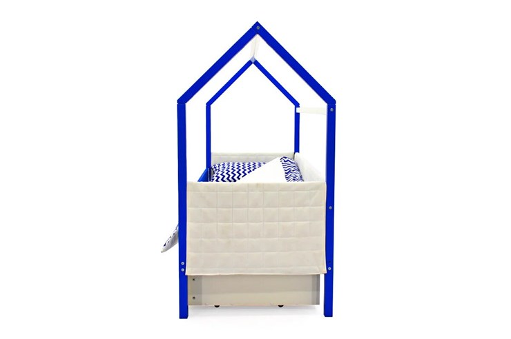 Кровать-домик в детскую «Svogen сине-белый» мягкая в Ханты-Мансийске - изображение 5