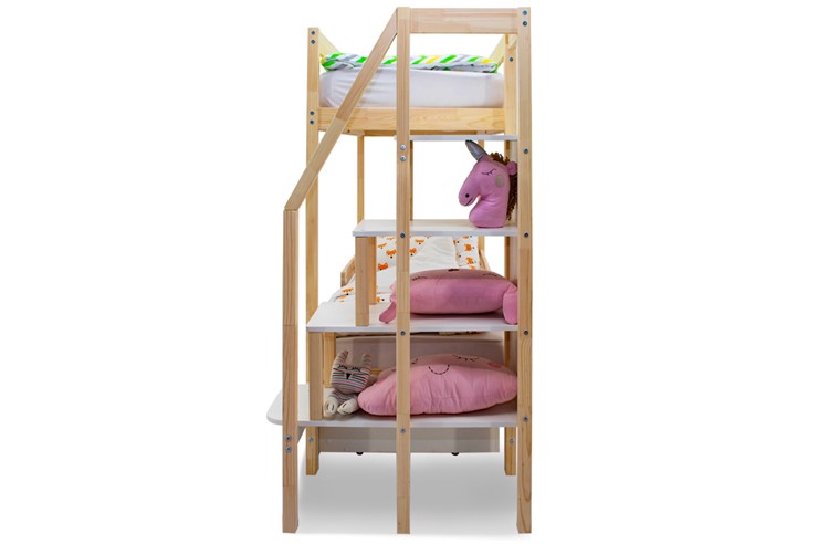 Детская двухэтажная кровать Svogen натура в Когалыме - изображение 7
