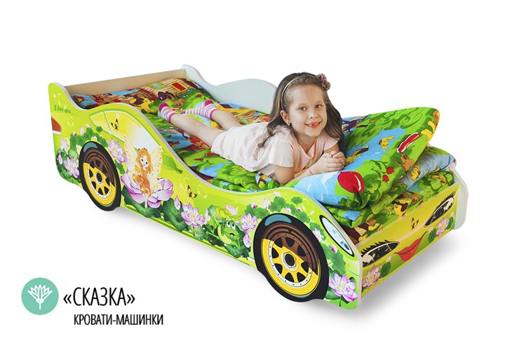 Детская кровать-машина Сказка в Когалыме - изображение 4