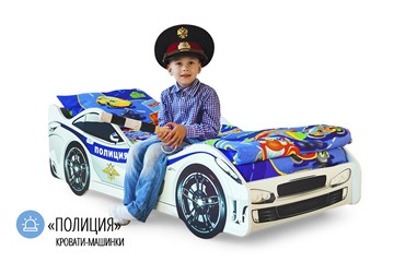 Кровать-машина детская Полиция в Когалыме - предосмотр 1