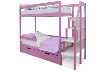 Детская 2-ярусная кровать Svogen розовый в Ханты-Мансийске