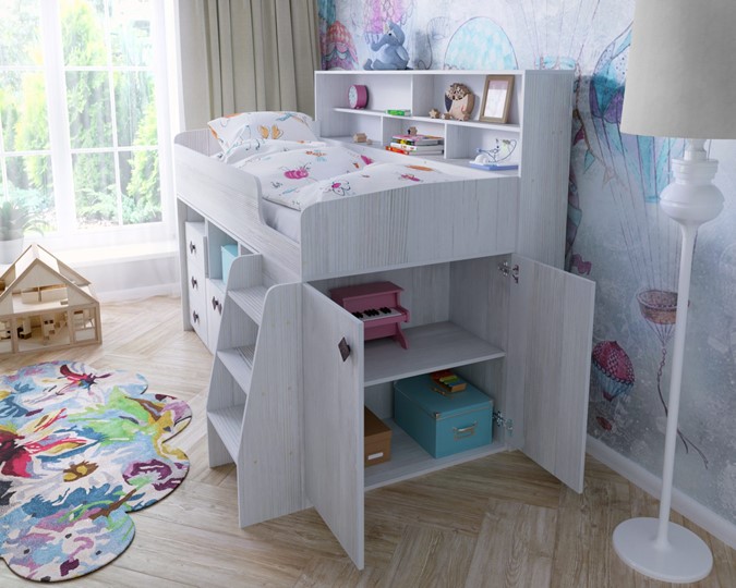 Детская кровать-чердак Малыш-5, цвет Винтерберг в Югорске - изображение 6