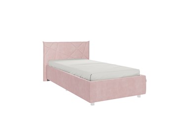 Детская кровать 0.9 Бест, нежно-розовый (велюр) в Радужном