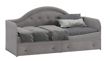 Подростковая кровать Адель тип 1 (Велюр Светло-серый) в Нижневартовске