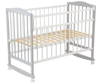 Детская кровать Фея 204 Белый / Серый в Урае