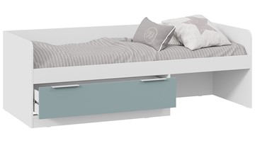Кровать в детскую Марли Тип 1 (Белый/Серо-голубой) в Сургуте - предосмотр 1