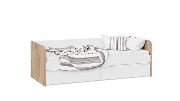 Кроватка Порто ТД-393.12.01 (Яблоня беллуно/Белый софт) в Лангепасе - изображение
