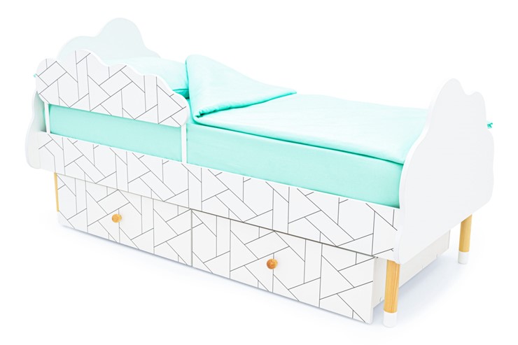 Кроватка Stumpa Облако "Мозаика" в Пыть-Яхе - изображение 3