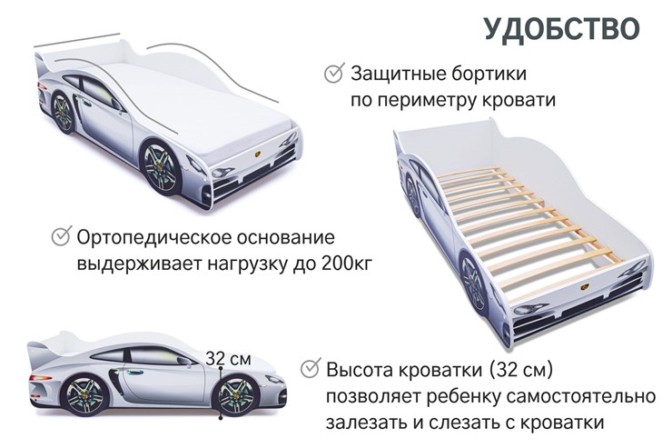 Кровать-машина Porsche в Нижневартовске - изображение 6