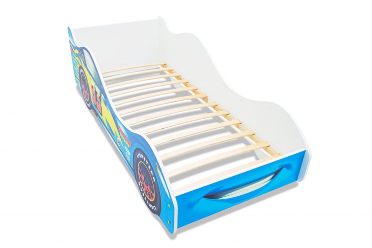 Детская кровать-машина Тачка синяя в Когалыме - изображение 11