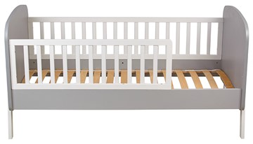 Детская кровать POLINI Kids Mirum 2000 Серый-Белый в Когалыме - предосмотр 1