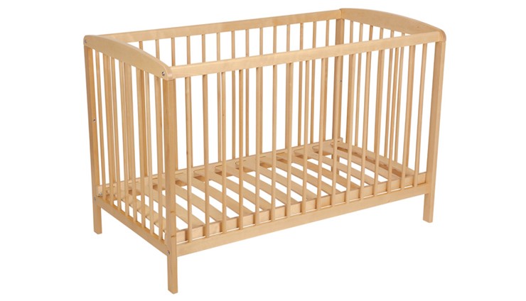 Кроватка для новорожденных POLINI Kids Simple 101 Натуральный в Лангепасе - изображение 1