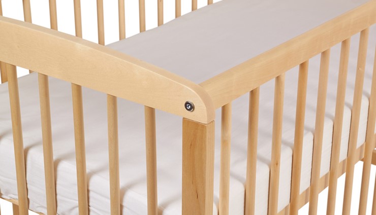 Кроватка для новорожденных POLINI Kids Simple 101 Натуральный в Лангепасе - изображение 5