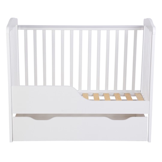 Кроватка для новорожденных POLINI Kids Simple 310-02 Белый в Югорске - изображение 1