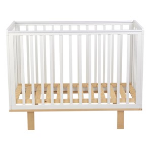 Детская кроватка серия 3400 POLINI Kids Simple 340 Белый / Натуральный в Лангепасе - предосмотр 3