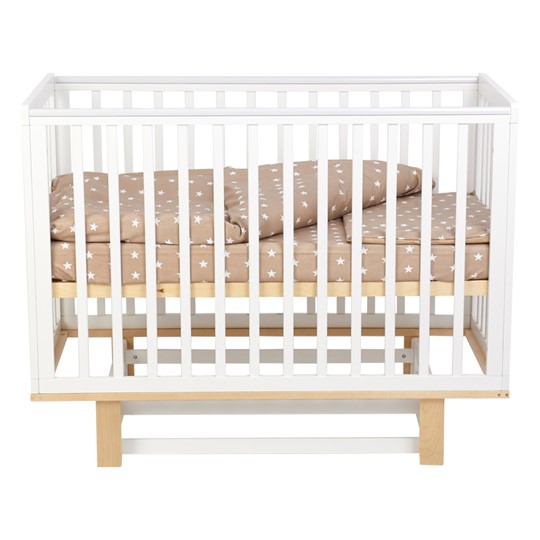 Детская кровать серия 3400 POLINI Kids Simple 340 с маятником Белый / Натуральный в Лангепасе - изображение 6