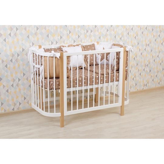 Детская кровать POLINI Kids Simple 350 Белый / Натуральный в Лангепасе - изображение 14
