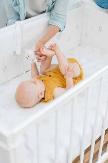 Кроватка в детскую Rant Indy маятник (арт. 766) (Белая) в Нижневартовске - изображение 10
