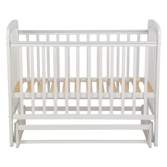 Кроватка для новорожденных с маятником POLINI Kids Simple 304 Белый в Лангепасе - изображение 3