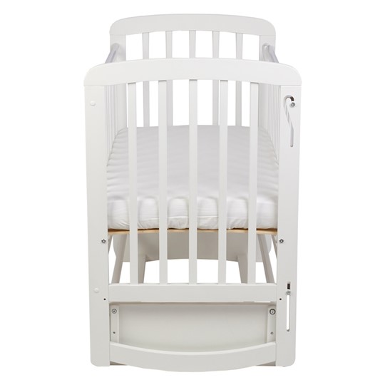 Кроватка для новорожденных с маятником POLINI Kids Simple 304 Белый в Лангепасе - изображение 6