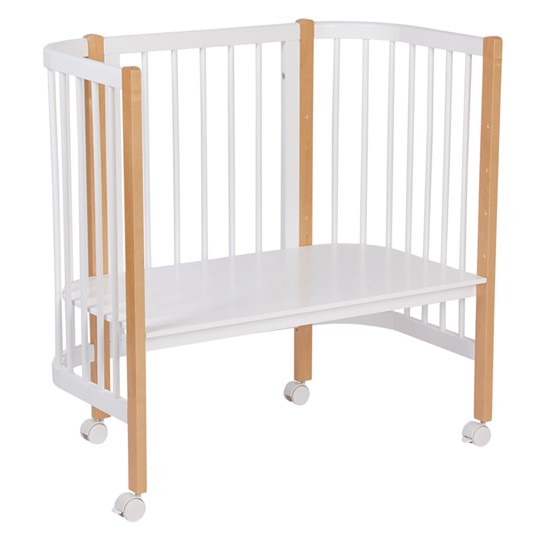 Детская кровать POLINI Kids Simple 120 Белый / Бук в Нижневартовске - изображение 2