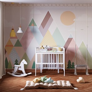 Детская кровать POLINI Kids Simple 120 Белый в Нижневартовске - предосмотр 8