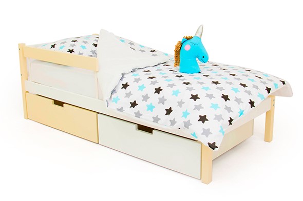 Кровать в детскую Skogen classic бежево-белая в Ханты-Мансийске - изображение