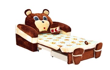 Детский диван Медведь с подушкой, ширина 120 см в Лангепасе - предосмотр 2