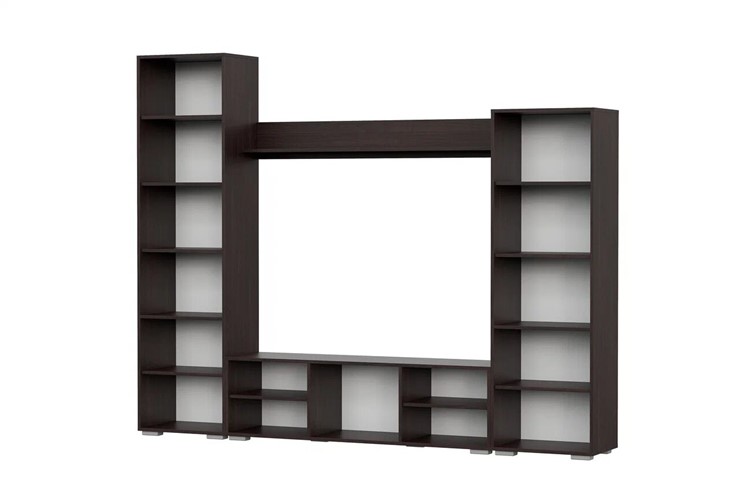 Набор мебели в гостиную МГС-6, венге/белый глянец в Урае - изображение 1