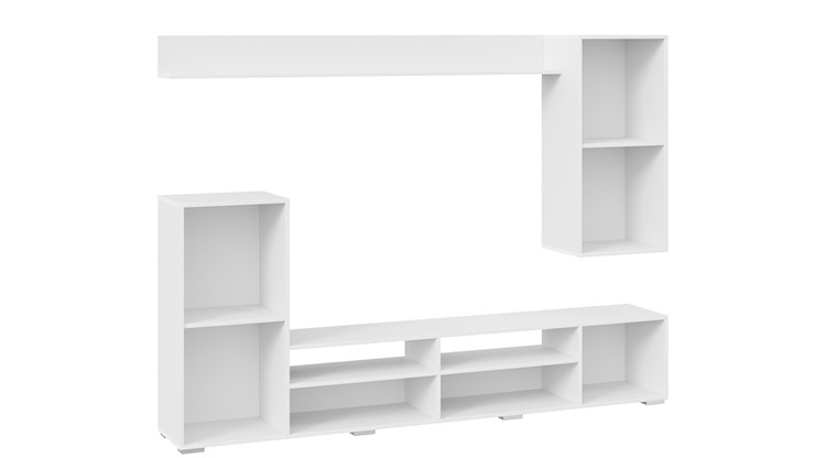 Гостиный гарнитур Моретти (Белый, Белый глянец) в Нижневартовске - изображение 3