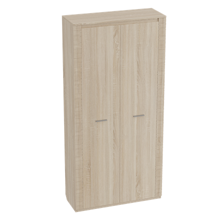 Шкаф двустворчатый Элана, Дуб сонома в Когалыме - изображение