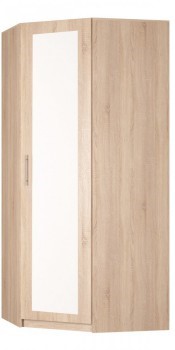 Угловой шкаф Реал (YR-230х1034 (3)-М Вар.1), с зеркалом в Радужном - изображение