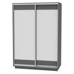 Шкаф 2-х дверный Весенний HK5, 2155х1514х600 (D2D2), Графит в Нижневартовске
