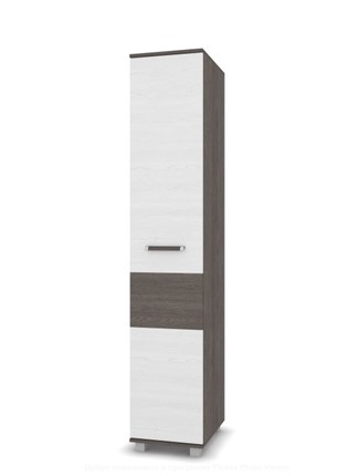 Шкаф одностворчатый В-11, Анкор светлый/темный в Нижневартовске - изображение