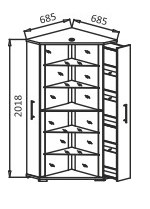Шкаф Витрина - 2 в Урае - изображение 2